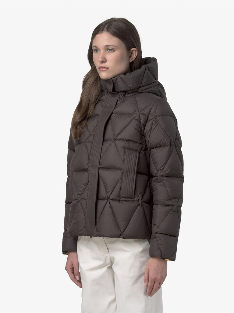 K-WAY giubbotto lethille thermo microfiber donna nero