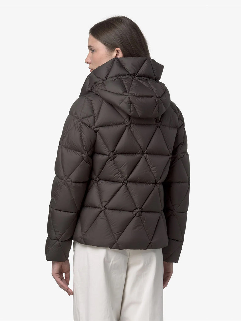 K-WAY giubbotto lethille thermo microfiber donna nero