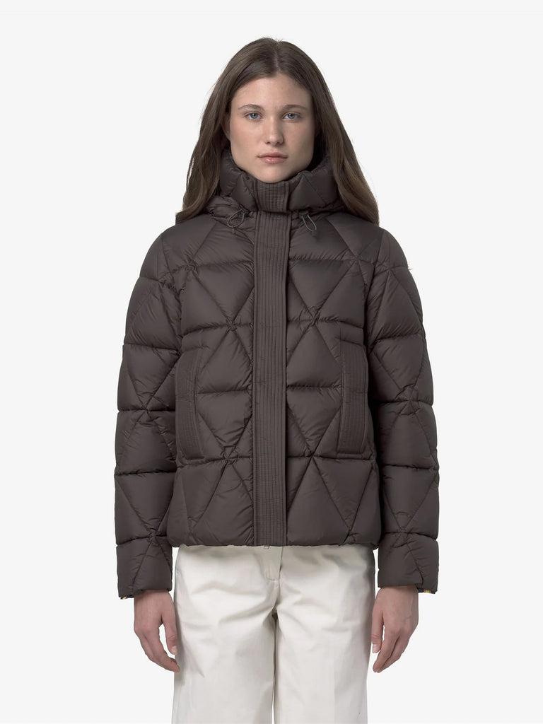 K-WAY giubbotto lethille thermo microfiber donna nero