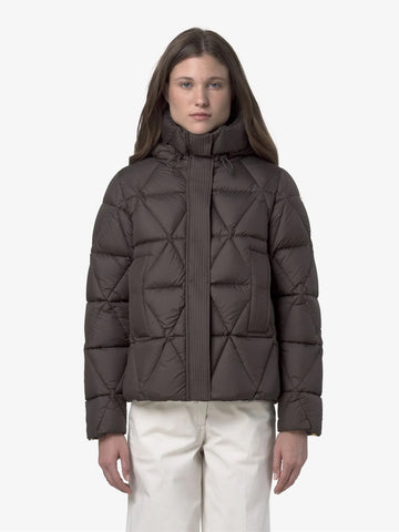K-WAY giubbotto lethille thermo microfiber donna nero