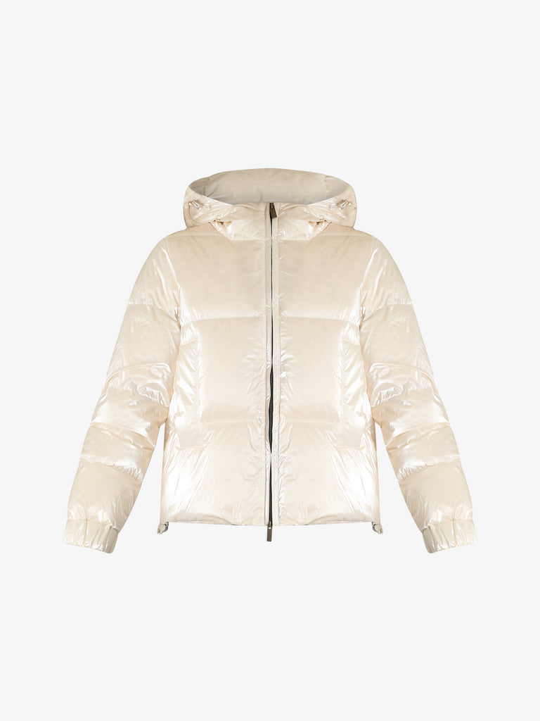 K-WAY giubbotto lethille thermo pearly donna bianco