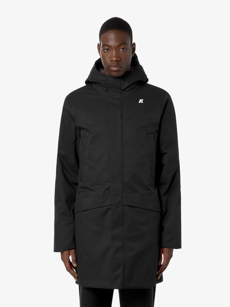K-WAY giubbotto jarno twill marmotta donna nero