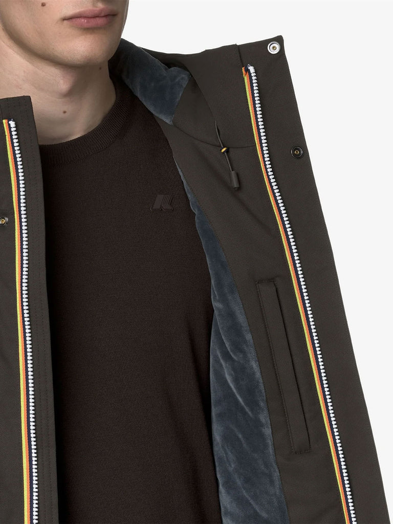 K-WAY giubbotto jarno twill marmotta donna verde