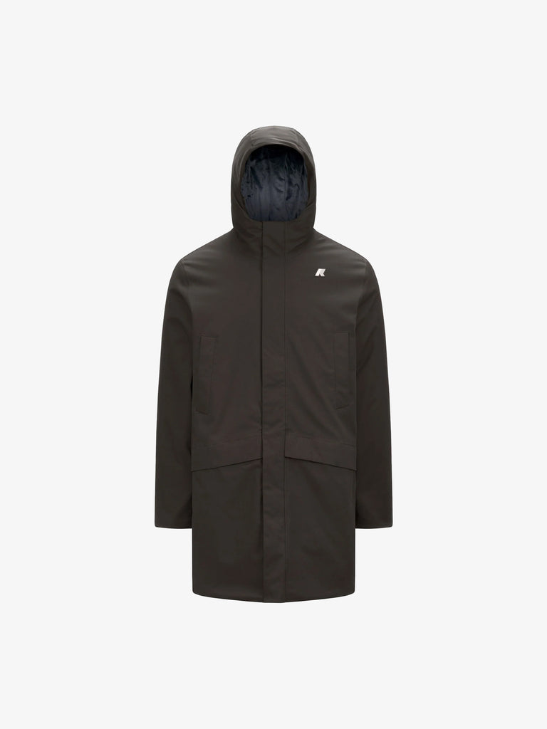 K-WAY giubbotto jarno twill marmotta donna verde