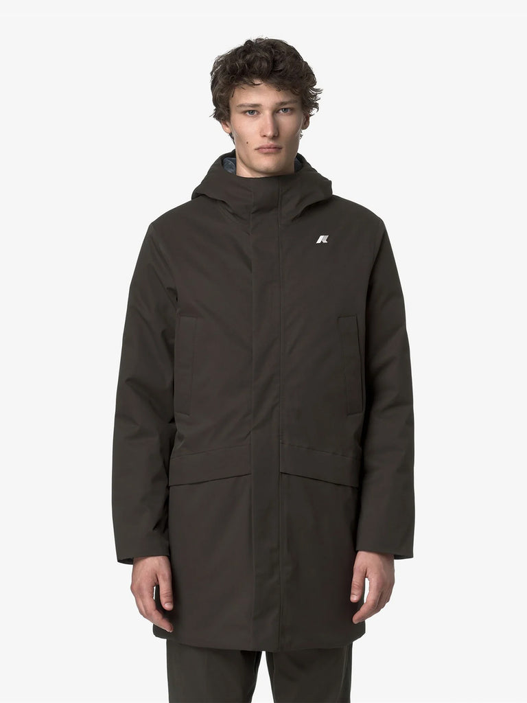 K-WAY giubbotto jarno twill marmotta donna verde