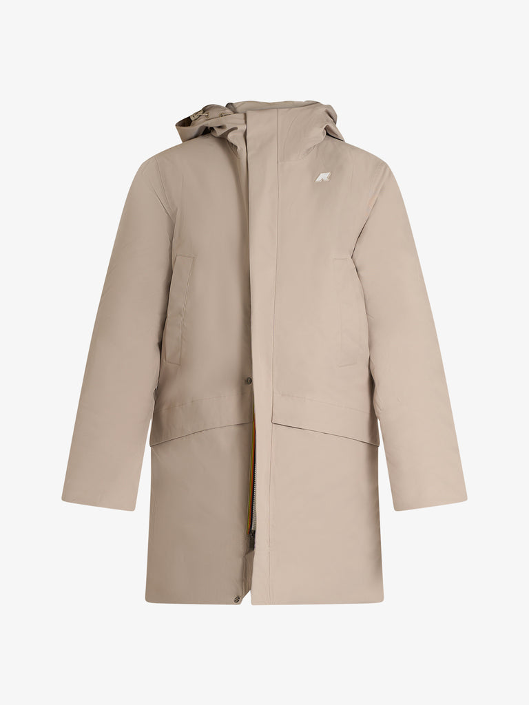 K-WAY giubbotto jarno twill marmotta donna beige
