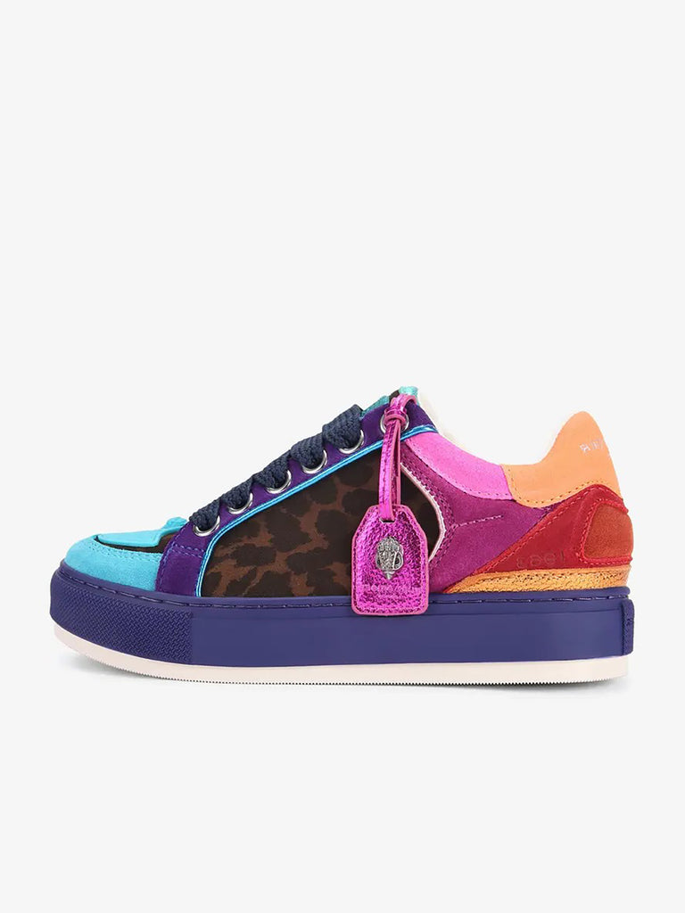 KURT GEIGER sneakers donna southbank tag suede multicolor