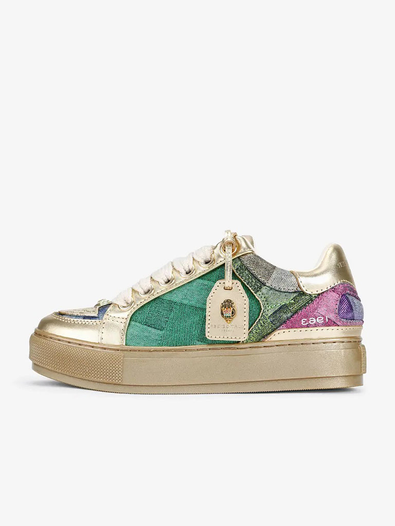 KURT GEIGER sneakers donna southbank tag suede beige