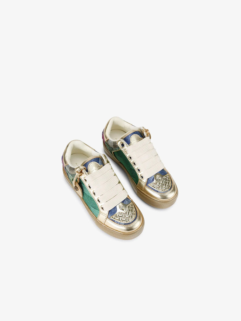 KURT GEIGER sneakers donna southbank tag suede beige