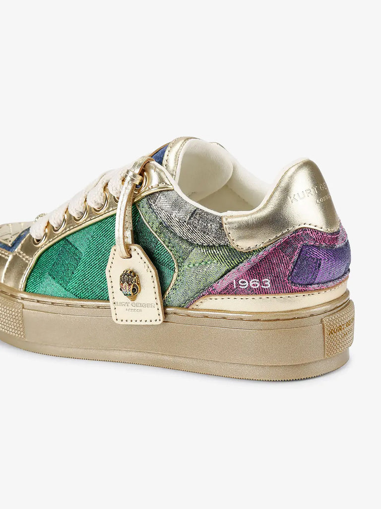 KURT GEIGER sneakers donna southbank tag suede beige