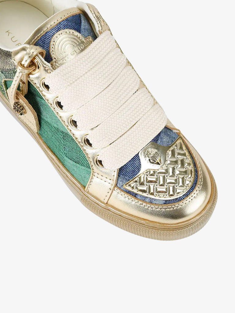 KURT GEIGER sneakers donna southbank tag suede beige