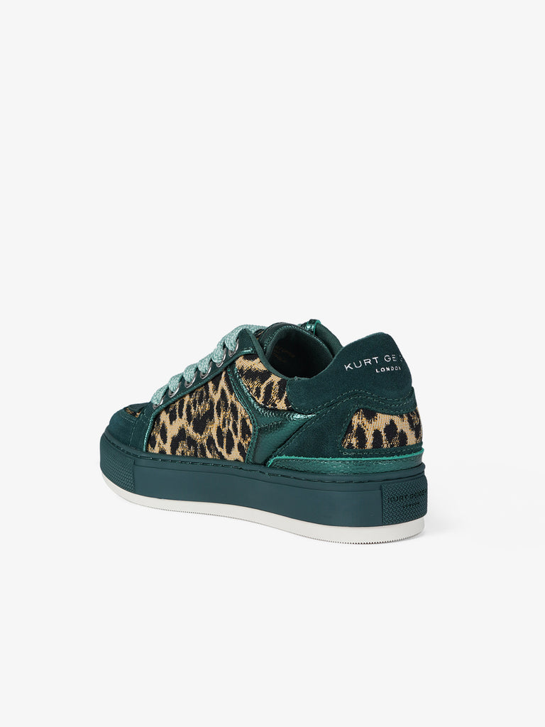 KURT GEIGER sneakers donna southbank tag suede verde