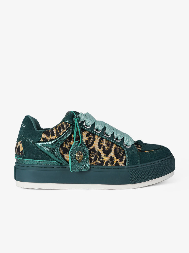 KURT GEIGER sneakers donna southbank tag suede verde