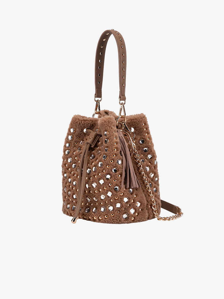 LA CARRIE borsa a spalla donna andromeda beige