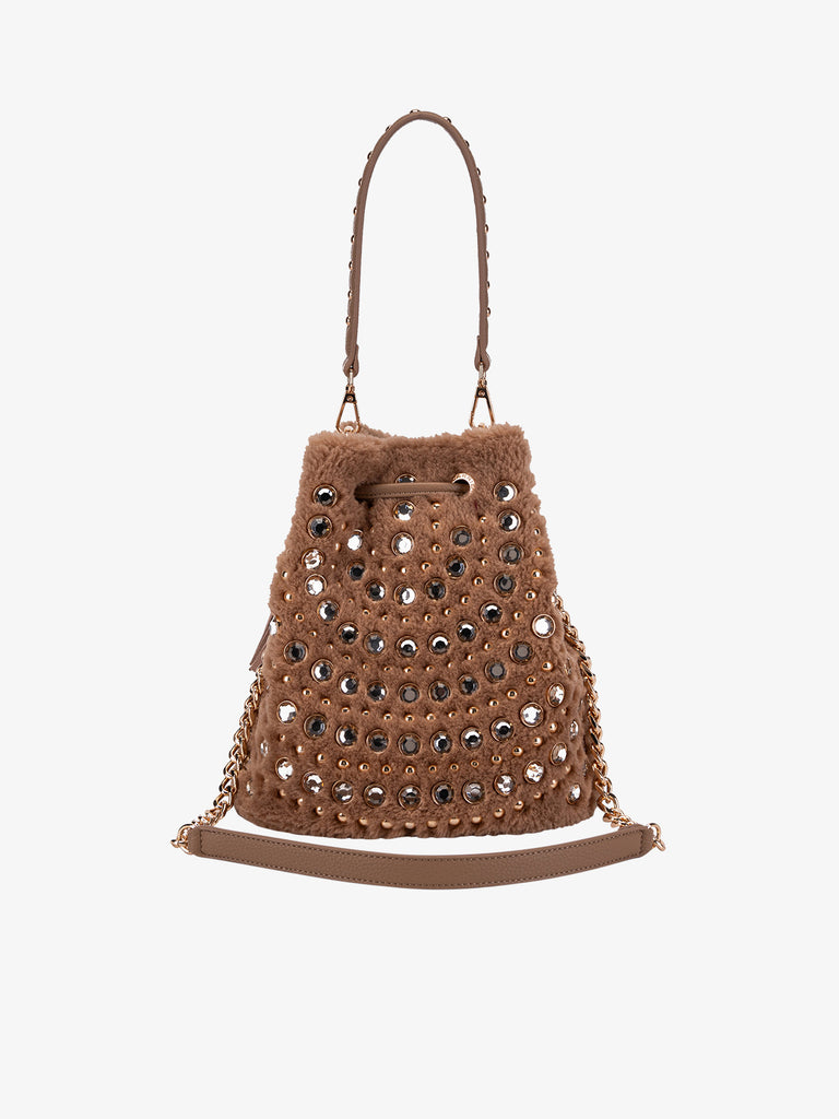 LA CARRIE borsa a spalla donna andromeda beige