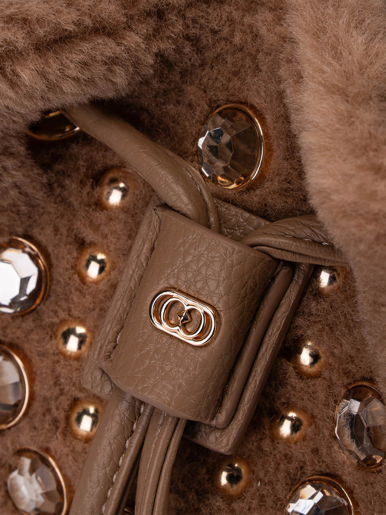 LA CARRIE borsa a spalla donna andromeda beige