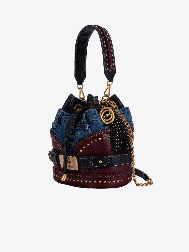 LA CARRIE borsa a spalla donna bagghy bordeaux