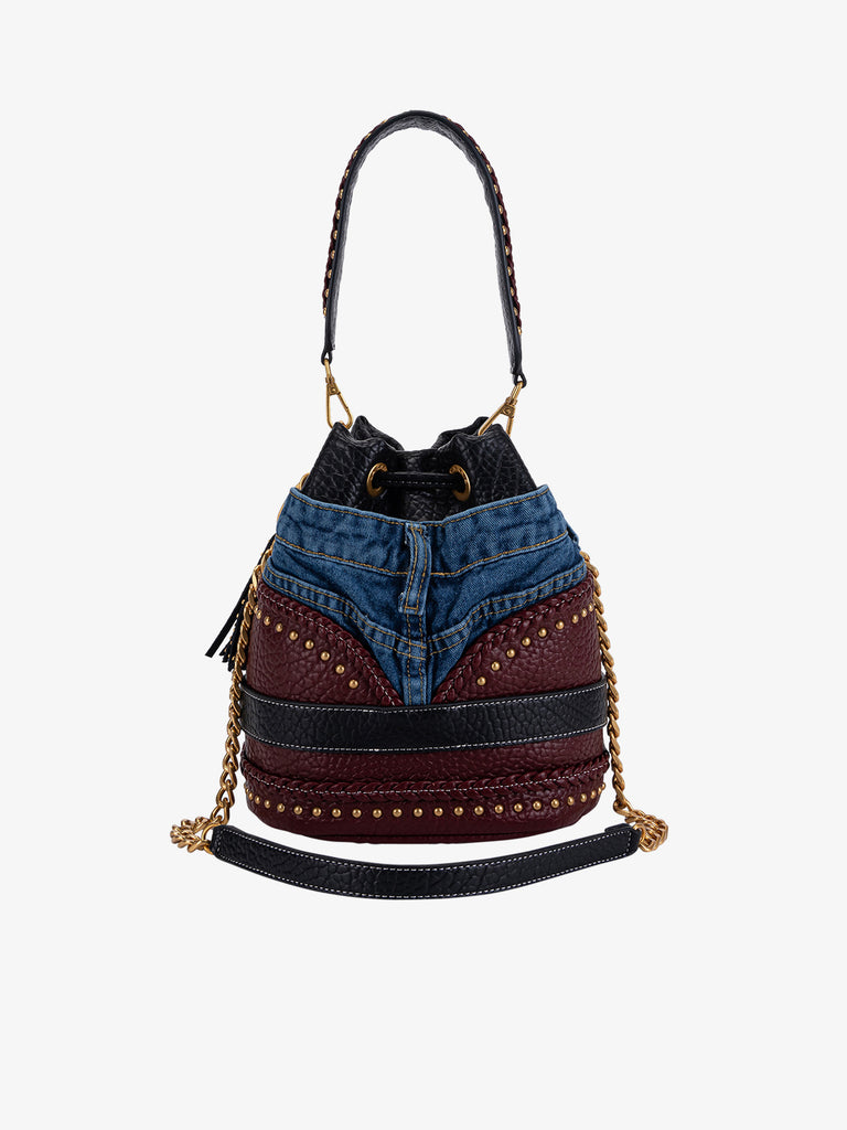 LA CARRIE borsa a spalla donna bagghy bordeaux