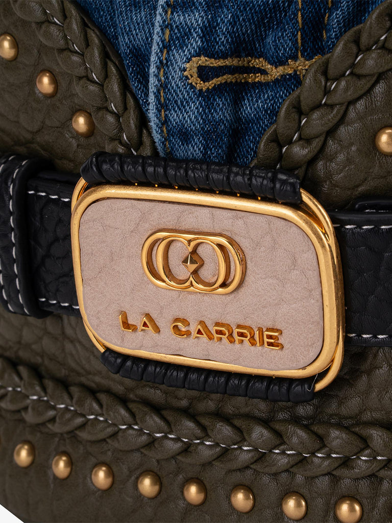 LA CARRIE borsa a spalla donna bagghy verde