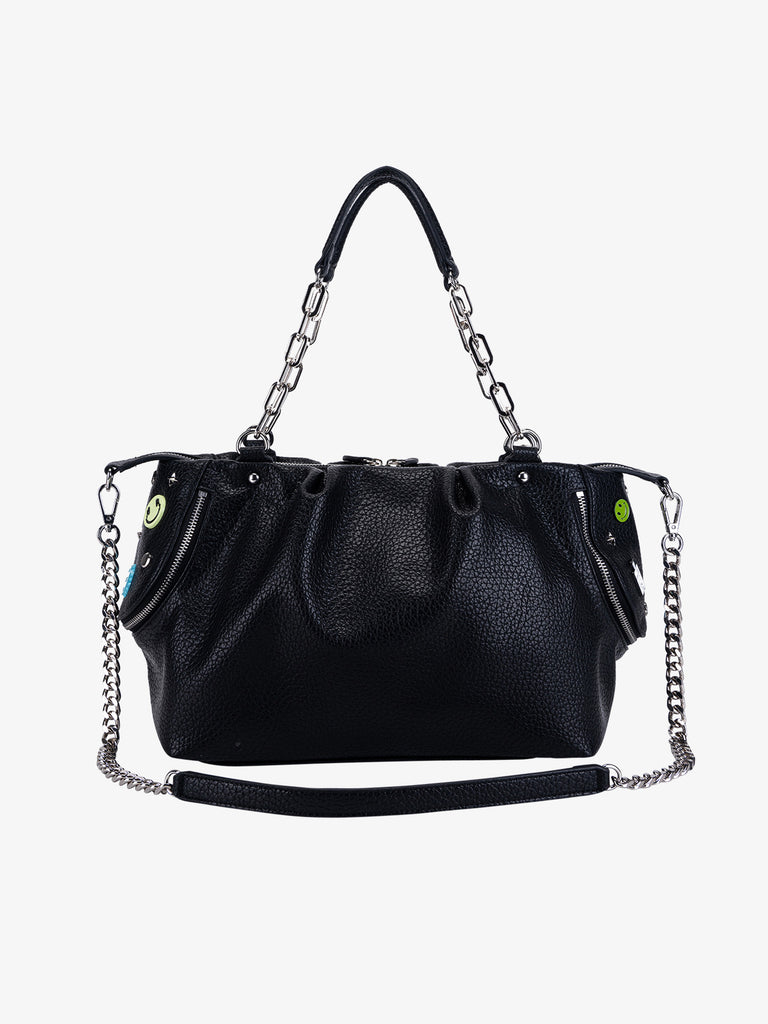 LA CARRIE borsa a spalla donna smiles nero