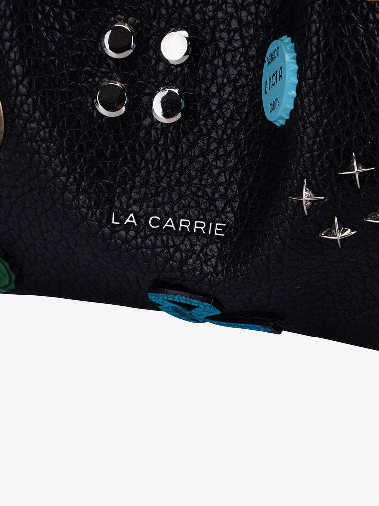 LA CARRIE borsa a spalla donna smiles nero
