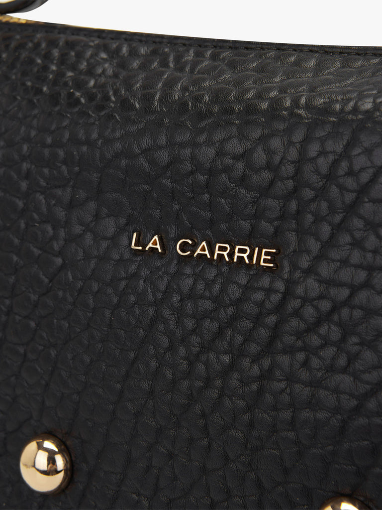 LA CARRIE borsa a spalla donna navajo zip nero