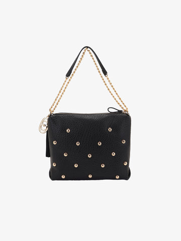 LA CARRIE borsa a spalla donna navajo zip nero