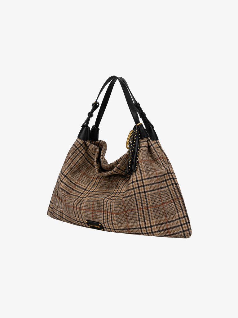 LA CARRIE borsa a spalla donna scottish soft beige