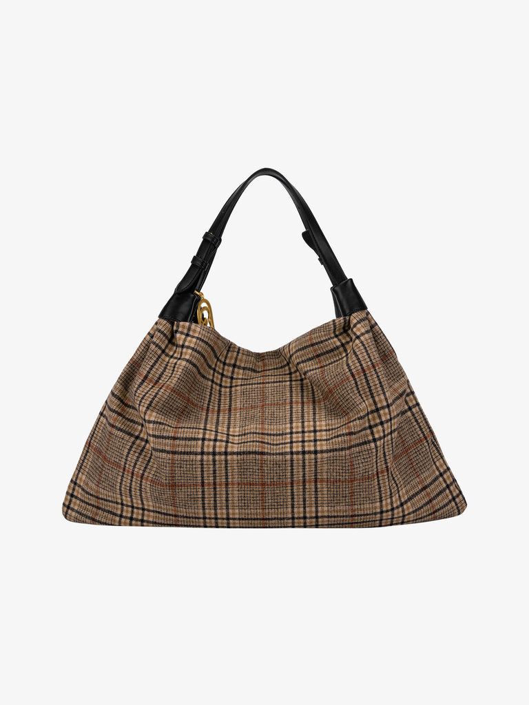 LA CARRIE borsa a spalla donna scottish soft beige