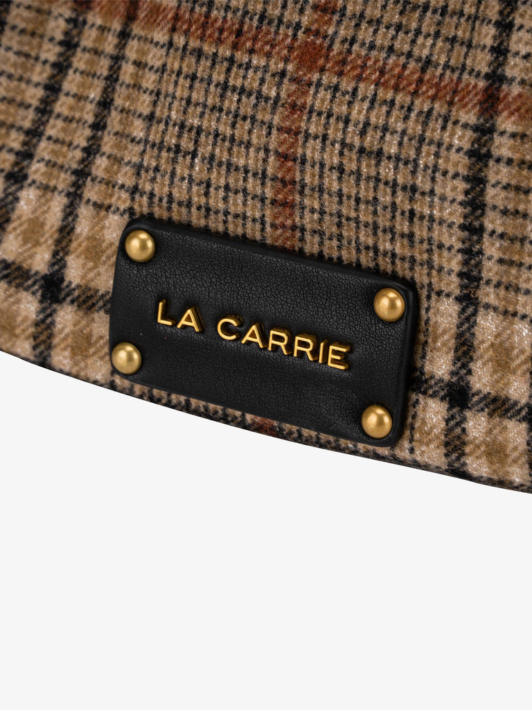 LA CARRIE borsa a spalla donna scottish soft beige