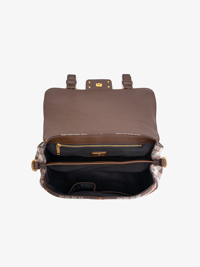 LA CARRIE borsa a spalla donna atena beige