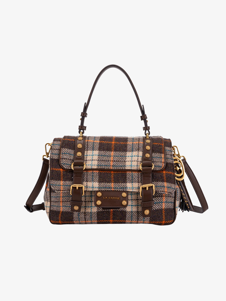 LA CARRIE borsa a spalla donna atena beige