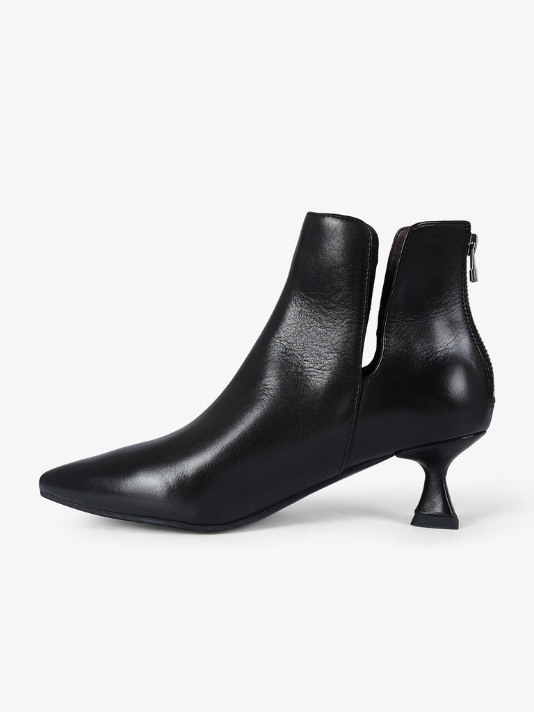 LA VITRINA tronchetti donna assisi 50 pelle nero