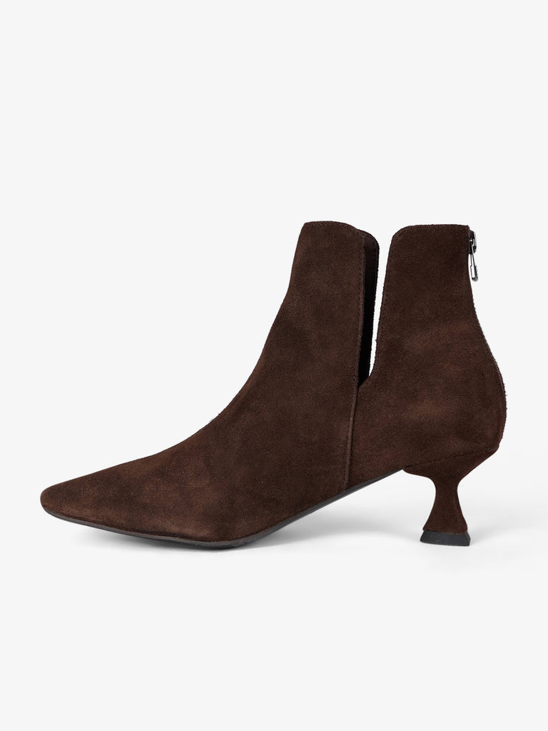 LA VITRINA tronchetti donna assisi 50 pelle marrone