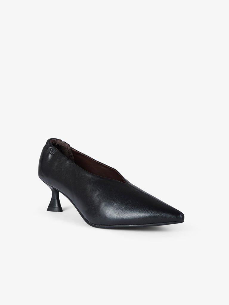 LA VITRINA décolleté donna pamplona 50 pelle nero