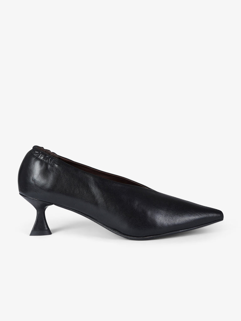 LA VITRINA décolleté donna pamplona 50 pelle nero