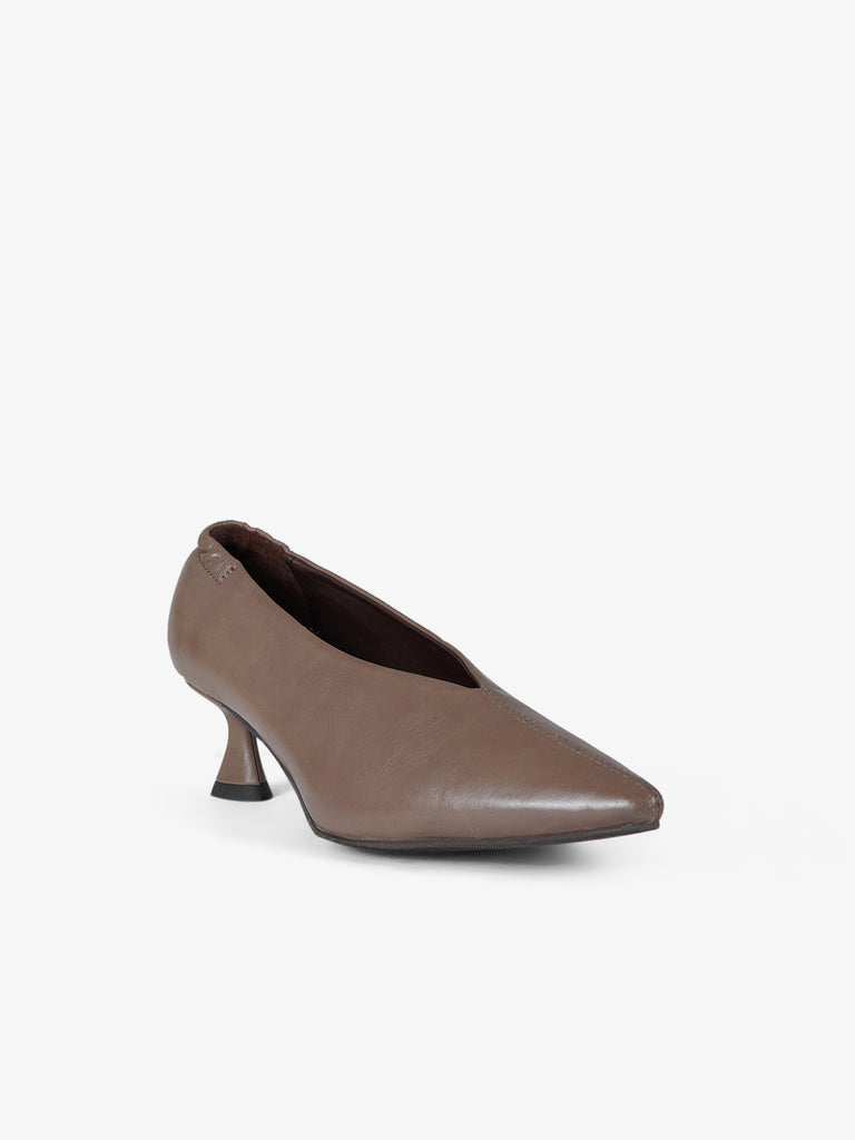 LA VITRINA décolleté donna pamplona 50 pelle beige