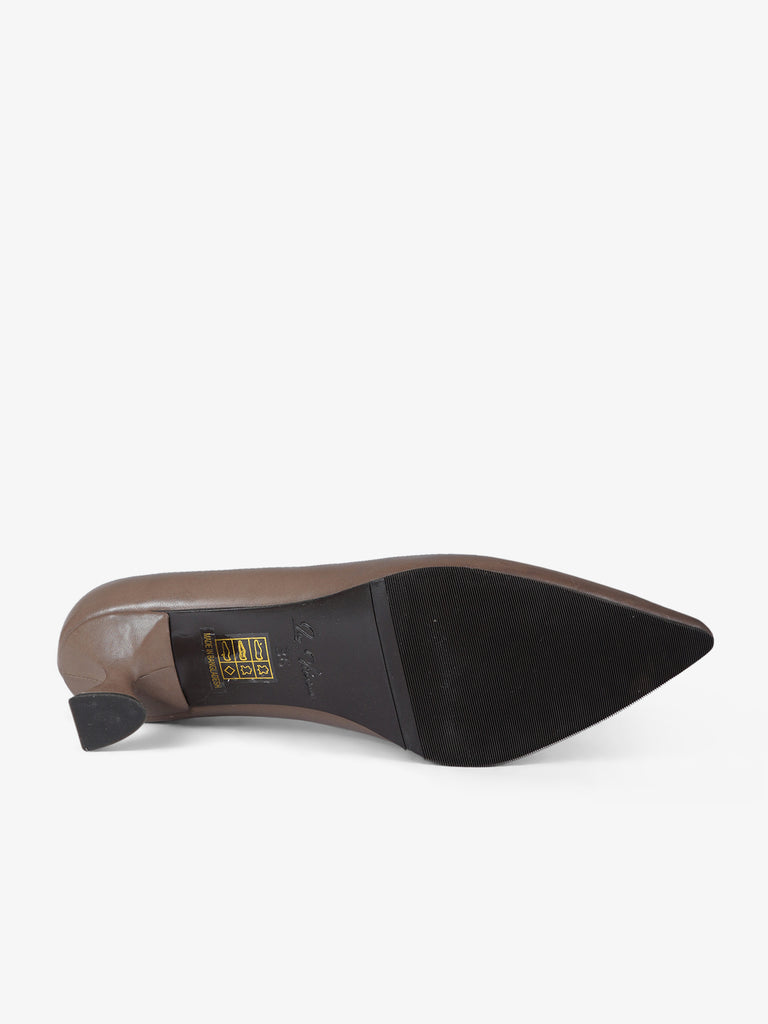 LA VITRINA décolleté donna pamplona 50 pelle beige