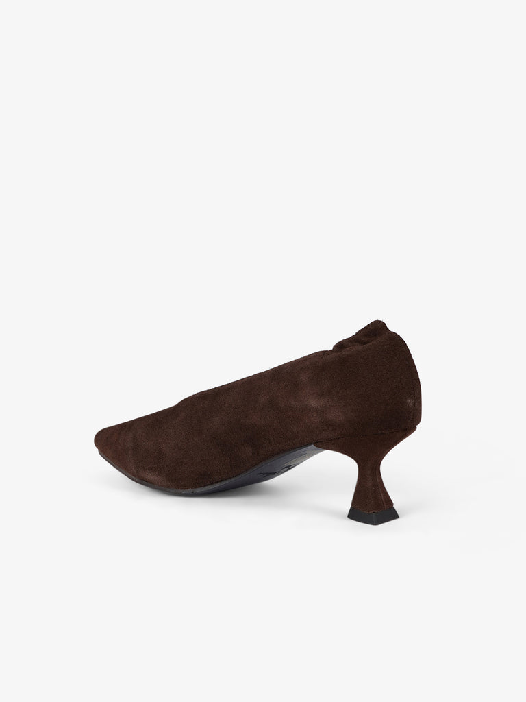 LA VITRINA décolleté donna pamplona 50 pelle marrone