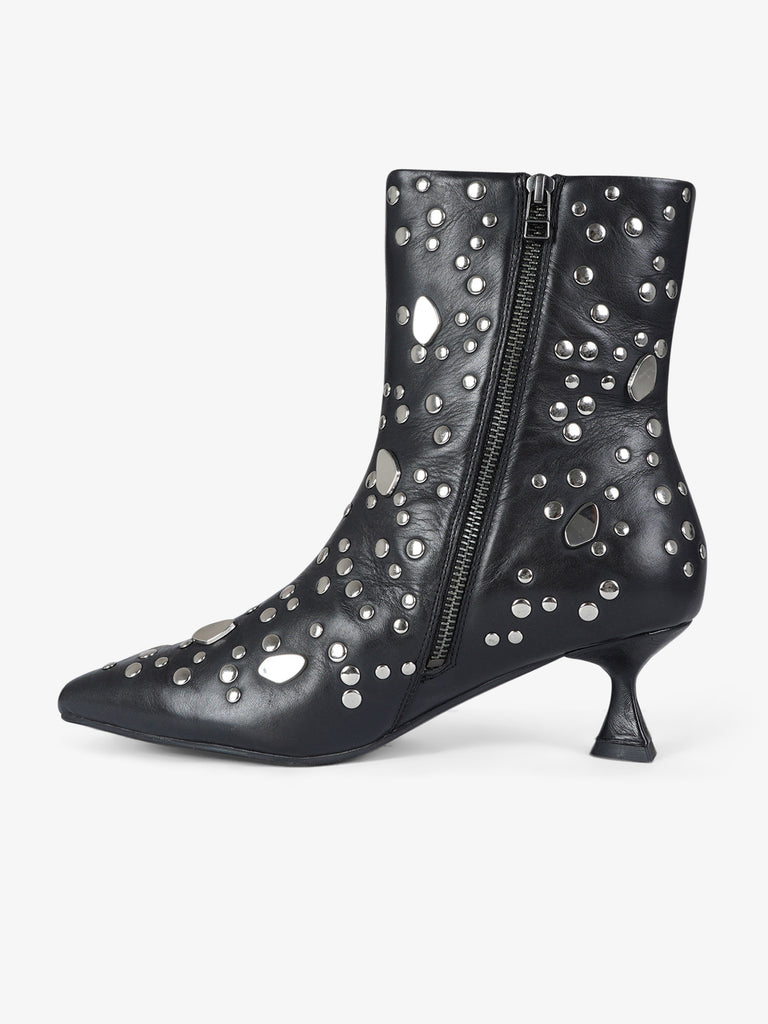 LA VITRINA stivaletti donna portocervo 50 pelle nero