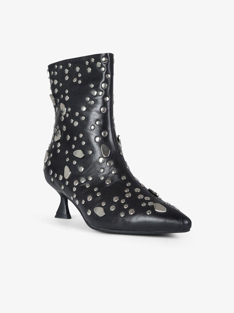 LA VITRINA stivaletti donna portocervo 50 pelle nero