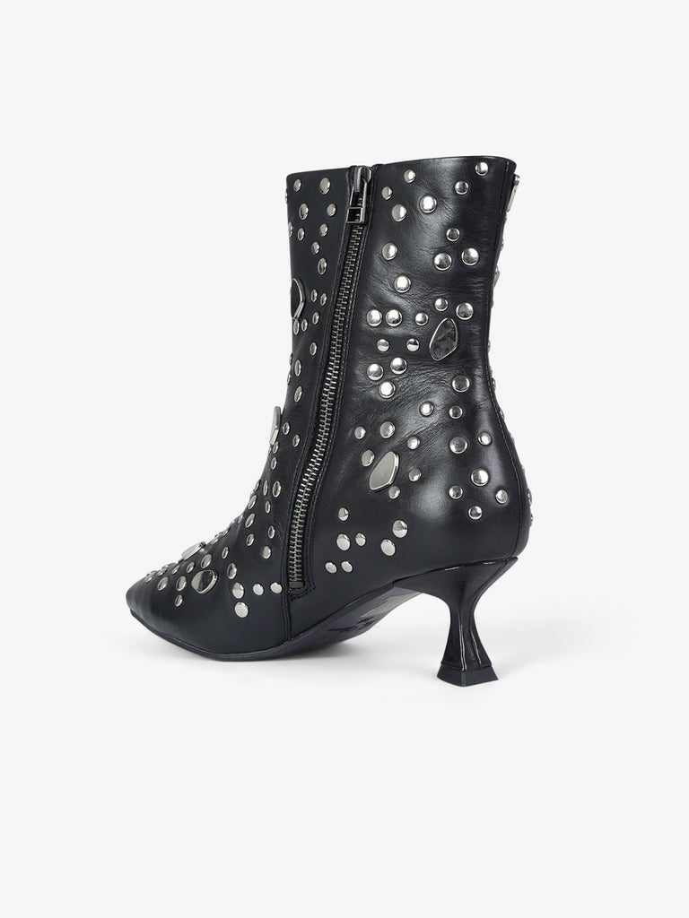 LA VITRINA stivaletti donna portocervo 50 pelle nero