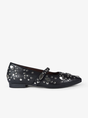LA VITRINA ballerine donna riccione 10 pelle nero