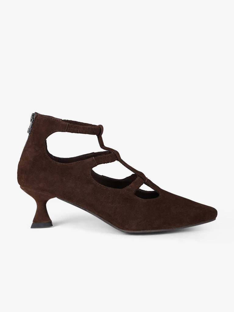 LA VITRINA ballerine donna roma 50 pelle marrone