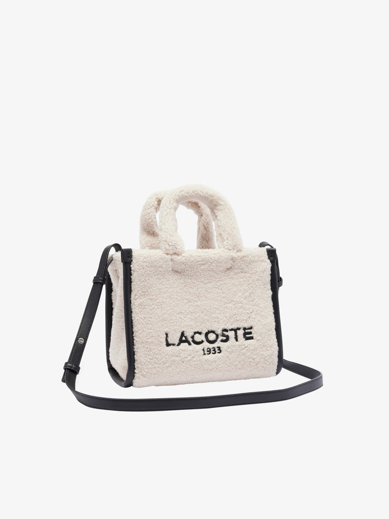 LACOSTE borsa a mano donna piccola heritage beige