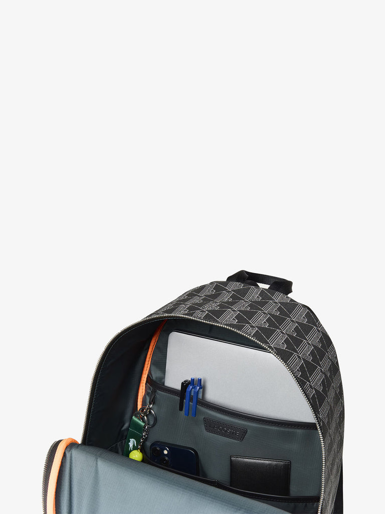 LACOSTE zaino donna the blend pvc grigio