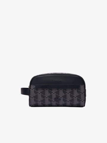LACOSTE pochette uomo the blend toiletry pvc grigio