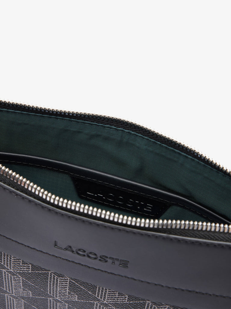 LACOSTE pochette uomo the blend pvc grigio