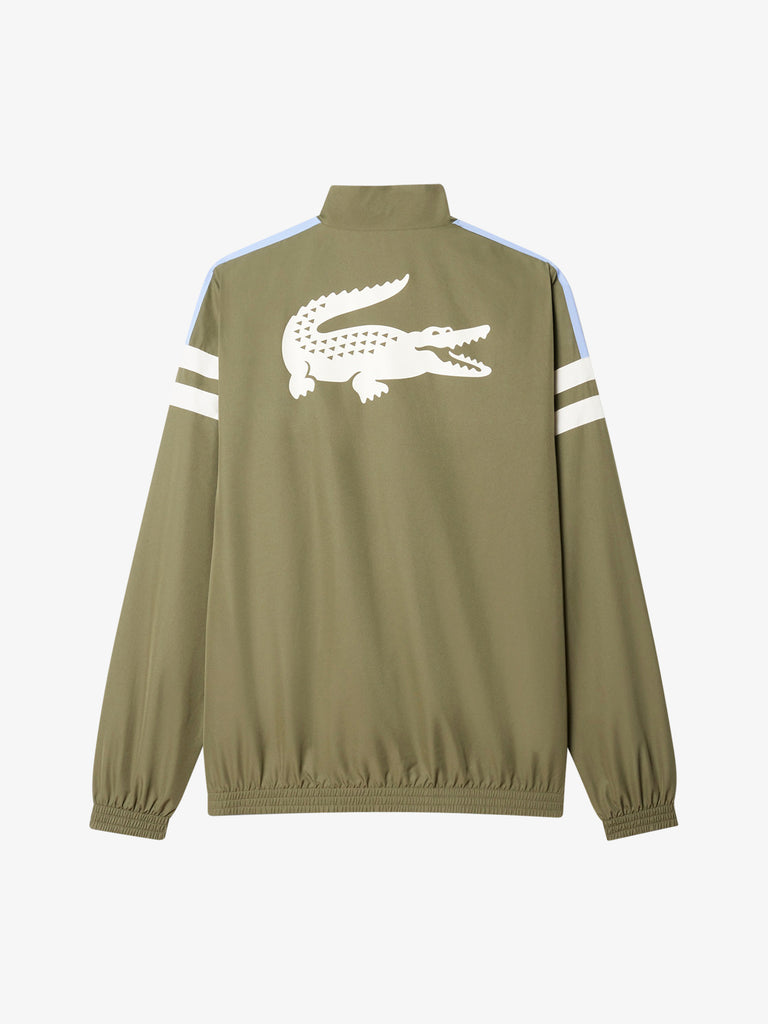 LACOSTE tuta da tennis stampata uomo verde