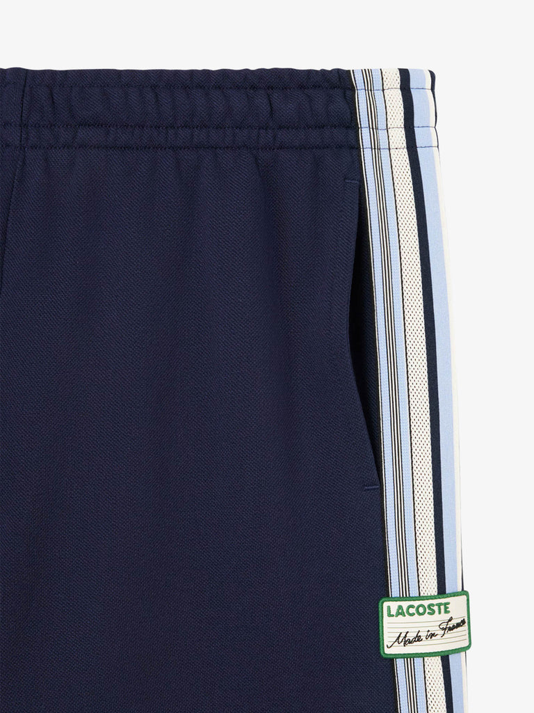LACOSTE joggers felpati made in france donna blu cotone